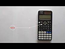 Video thumbnail for How to Solve and Rearrange Equations (including logs) on Casio Fx-991EX Classwiz Calculator