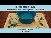 Video thumbnail for Sink and Float - Science Activity for Children | 3-6 Year olds | Primary Level | Kindergarten | GMN
