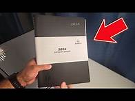 Video thumbnail for 2024 Perfect Planner Weekly and Monthly – Appointment Book 2024 | Simple Design for Productivity