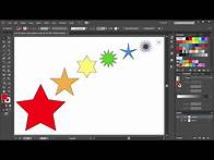 Video thumbnail for How to Draw Different Star Shapes in Adobe Illustrator