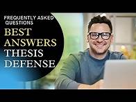 Video thumbnail for Thesis Defense | Questions and Suitable Answers