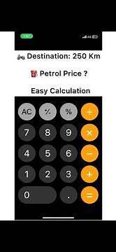 Video thumbnail for How to Calculate Petrol Prices per Kilometre