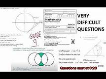 Video thumbnail for HARDEST GCSE Higher Maths Questions With Solutions (GRADE 9!)