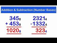 Video thumbnail for Addition and Subtraction of Number Bases | SHS 1 CORE MATH