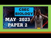 Video thumbnail for CSEC BIOLOGY PAPER 2 2023