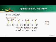Video thumbnail for Expansion Using Special Algebraic Identities