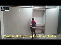 Video thumbnail for Wardrobe Sliding Fitting for 4 Doors Topline