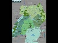 Video thumbnail for map of Uganda Africa