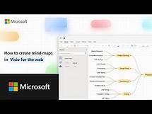 Video thumbnail for How to create mind maps in Microsoft Visio for the web