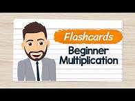 Video thumbnail for Multiplication Flashcards (Beginner) | Elementary Math with Mr. J