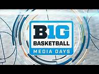 Video thumbnail for Big Ten Coaches Sit Down for Media Day Roundtable | 2024-25 Big Ten Men's Basketball