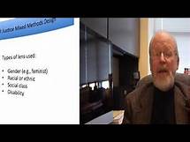 Video thumbnail for 5. Advanced Mixed Methods Research Designs | John W. Creswell | University of Michigan