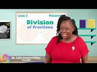 Video thumbnail for Mathematics - Grade 5: Division of Fractions By Proper Fractions