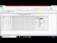 Video thumbnail for MS Excel Attendance Sheet |Attendance Sheet in Excel | Student Antecedence Sheet useful in School