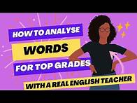 Video thumbnail for How to analyse word choice, semantic field and lexical field in English to GCSE Grade 9