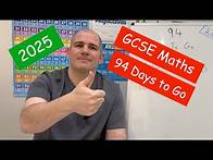 Video thumbnail for GCSE Maths 2025 Revision - 94 Days To Go - Corbettmaths