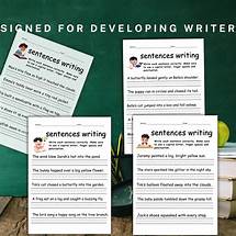 Video thumbnail for Fun Writing Sentences Activity Worksheets – 100 Sentences for 1st-3rd Grade – Perfect for ELA Practice and Writing Skill Enhancement - Etsy