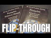 Video thumbnail for Art of Problem Solving Prealgebra Math Curriculum FLIP-THROUGH