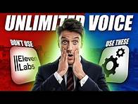 Video thumbnail for Use These Secret 100% Free AI Voice Generator (Elevenlabs Alternative) Text to Speech