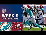 Video thumbnail for Dolphins vs. Buccaneers Week 5 Highlights | NFL 2021