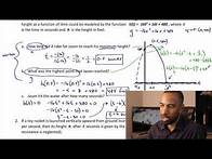Video thumbnail for Quadratic Word Problems (practice problems)