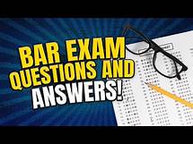 Video thumbnail for Bar Exam Practice Test With Questions and Answers - Bar Exam Review 2025 - Can You Pass?