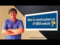 Video thumbnail for How to Search Patents on IP India Website? | 2021 | Patent Search in INDIA |