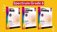 Video thumbnail for Spectrum 6th Grade Math Workbooks, Ages 11 to 12, Math 6th Grade Workbook Covering Multiplying & Dividing Fractions, Decimals, Math Equations, Percents, Probability, Statistics, Grade 6 Math Workbook: Spectrum: 9781483808741: Amazon.com: Books