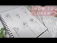 Video thumbnail for 6 Simple but Realistic Flowers You Can Draw Right Now (Beginner Friendly Guide)
