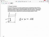 Video thumbnail for Thermodynamics - Final Exam Review - Chapter 4 problem