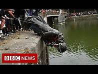 Video thumbnail for What do we do with the UK's symbols of slavery? - BBC News