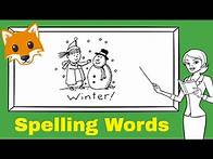 Video thumbnail for Lesson #10 Spelling Words for Grade 2 (Grade 1, Grade 2, Grade 3)
