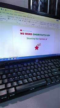 Video thumbnail for Shooting Star #computer #msword #asmr #shortcutkeys #pc #laptop #tricks
