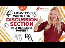 Video thumbnail for #7 How to Write the Discussion Section of a Research Paper?