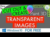 Video thumbnail for 🎨 How to Cut Out & Create a Transparent Image | Windows 10 | Paint 3D