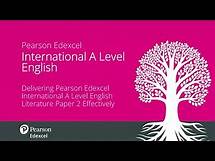 Video thumbnail for Delivering Pearson Edexcel International A Level English Literature Paper 2 Effectively
