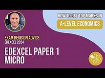 Video thumbnail for Edexcel Economics Paper 1 (2024) | Topical Micro Issues and 25-Marker Tips