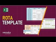 Video thumbnail for Rotation Schedule Excel Template | Free Excel Template for Employee Scheduling!