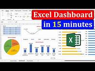 Video thumbnail for How to create a Simple Dashboard Report in Microsoft Excel