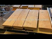 Video thumbnail for How to build solid oak exterior doors with floating panels