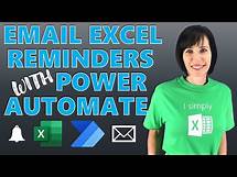 Video thumbnail for Automate Emailing Excel Task Reminders with ZERO Coding!