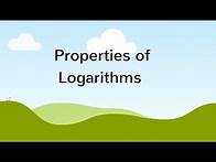 Video thumbnail for Properties of Logarithms - Understand The Basics