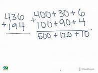 Video thumbnail for 2nd Grade Math: Addition - Expanded Form with Regrouping (3-digit plus 3-digit) (NO)