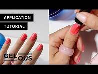 Video thumbnail for How to Apply Jelly Gel Manicures For Beginners | Gel Nail Art Tutorial | Gelous Gel Nail Polish