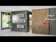 Video thumbnail for DIY Slat Door from Plywood & Vertical Shiplap Paneling
