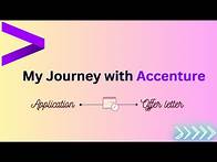 Video thumbnail for My Accenture Journey |Application to Offer letter| Latest Timeline