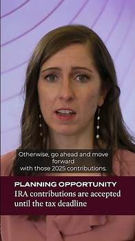 Video thumbnail for What's your IRA contribution deadline?