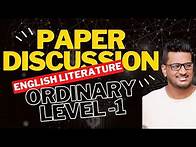 Video thumbnail for PAPER DISCUSSION GRADE 11 ENGLISH LITERATURE PART 1 ORDINARY LEVEL