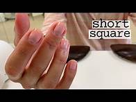 Video thumbnail for How to Shape Natural Nails - Square & Short