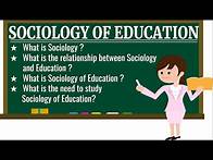 Video thumbnail for "INTRODUCTION TO SOCIOLOGICAL FOUNDATIONS OF EDUCATION" - ❤#SociologyOfEducation